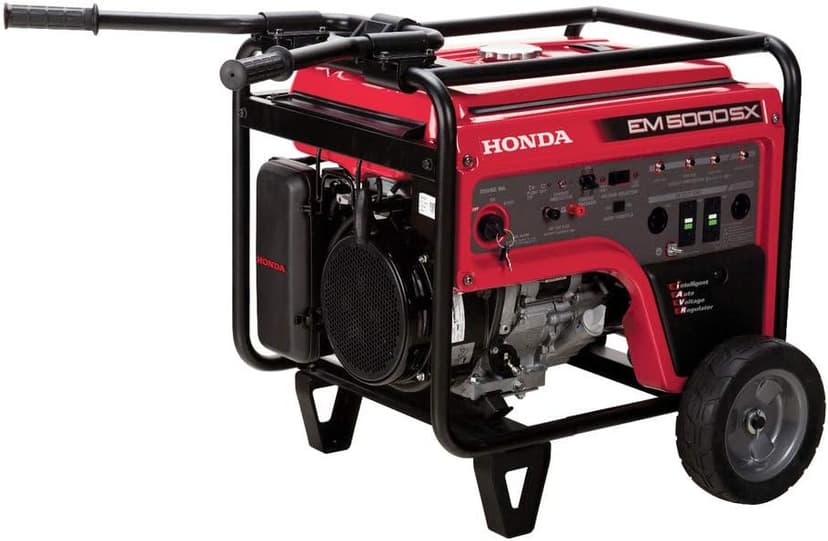 Honda 664350 EM5000SX 120V/240V 5000-Watt 389cc Portable Generator with Co-Minder