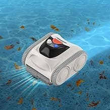 New Wall-climbing Pool Vacuum Cleaner with 7800 mAh Battery, Can Clean Pool Walls, Bottom, And Waterline, 3 Hours Battery Life, 2h Fast Charge, 180μm Filter, Smart Sensing Cordless Pool Robot