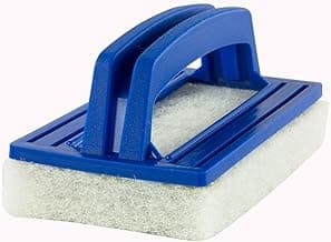 Aqua Select Hand Held Scrub Brush | Soft Foam Cleaning Surface | Designed to Clean The Acrylic or Tile Surfaces of Inground and Above Ground Swimming Pools | Safe to Use on Vinly Pool Liners