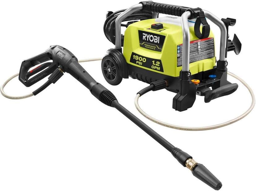 RYOBI RY1419MTVNM 1900 PSI 1.2 GPM Cold Water Wheeled Electric Pressure Washer