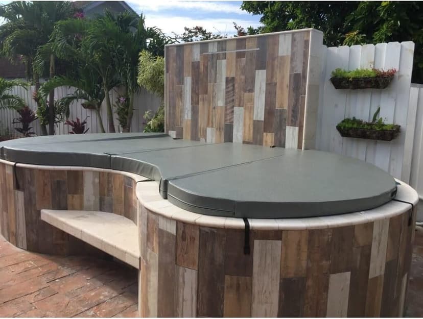BeyondNice Custom-Made, Durable, Replacement Hot Tub & Spa Covers. 5 Year Warranty. Tapering Foam Thickness 4, 5 or 6in. Cover Sizes up to 94 inches