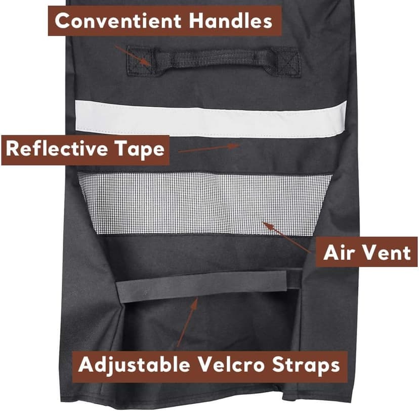 QuliMetal DB Grill Cover for Green Mountain Grill Daniel Boone Choice and Prime Standard Grills, Anti-UV & Waterproof, Heavy Duty Patio BBQ Grill Cover, 53.5 x 19.7 x 25 Inches