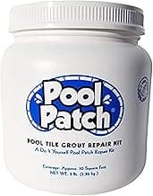 Pool Patch White Pool Tile Grout Repair Kit, 3-Pound, White