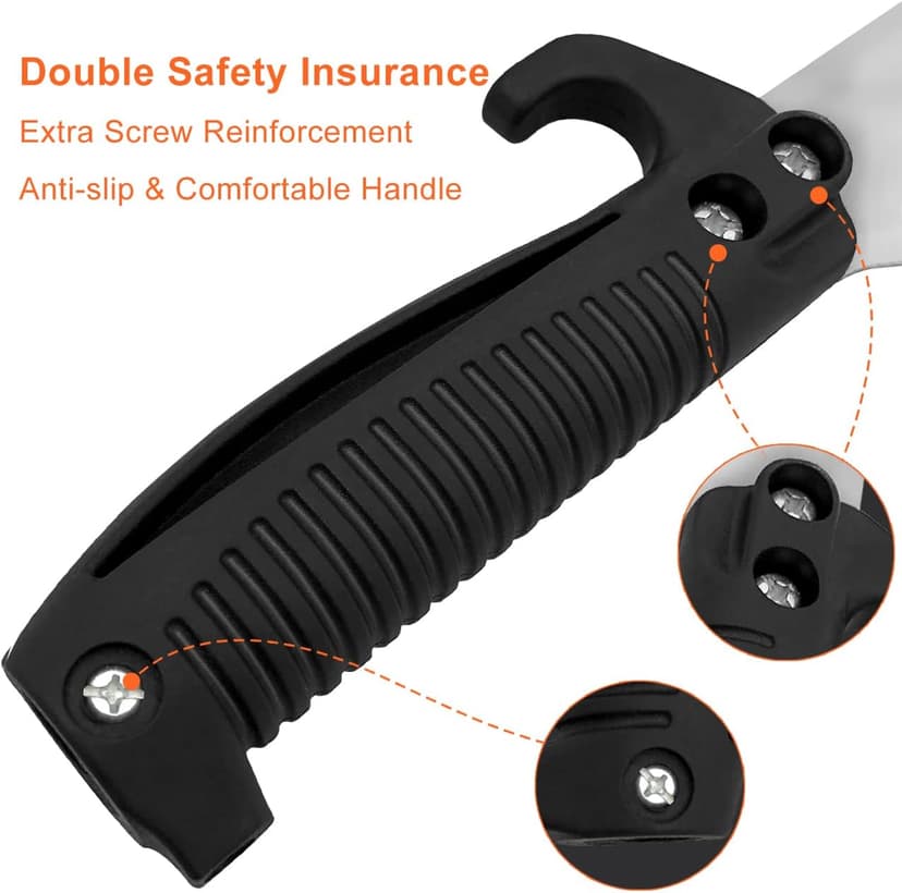 Buyplus 26FT Reach Pole Saws for Tree Trimming, Pole Saw with 5-20FT Telescoping Extension Pole, Pruning Saw with 19" 3X Detachable Saw, Non-Slip Handle, Tree Trimmer for Garden Palms Shrubs