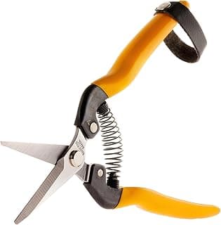 Alpen Rigi 300 Garden Snips – Japanese Stainless Steel Blades, Ultra-Sharp, Rust-Resistant, Precision Cutting for Herbs, Flowers, and Harvesting, Comfortable & Durable