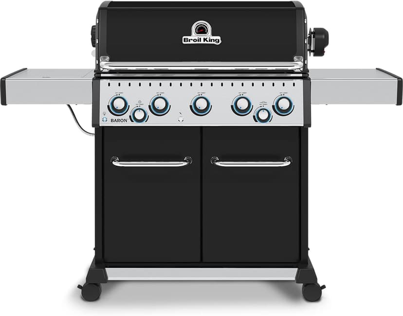 Broil King 876247 Baron 590 Pro, Natural Gas (NG), Stainless Steel, Black