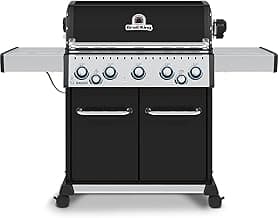 Broil King 876247 Baron 590 Pro, Natural Gas (NG), Stainless Steel, Black