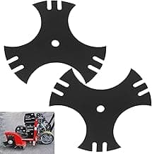 2 Pack 79cc Tri-Tip Blade Compatible with Earthquake 41273 79cc 4-Cycle Walk-Behind Edger, Help Accomplish Lawn, Sidewalk and Driveway Edging Tasks