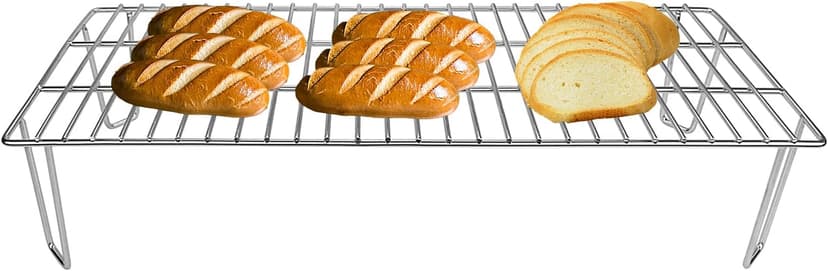 QuliMetal Grill Warming Rack for Green Mountain Grills Daniel Boone Pellet Grills, Stainless Steel, Replacement Parts for GMG-6008