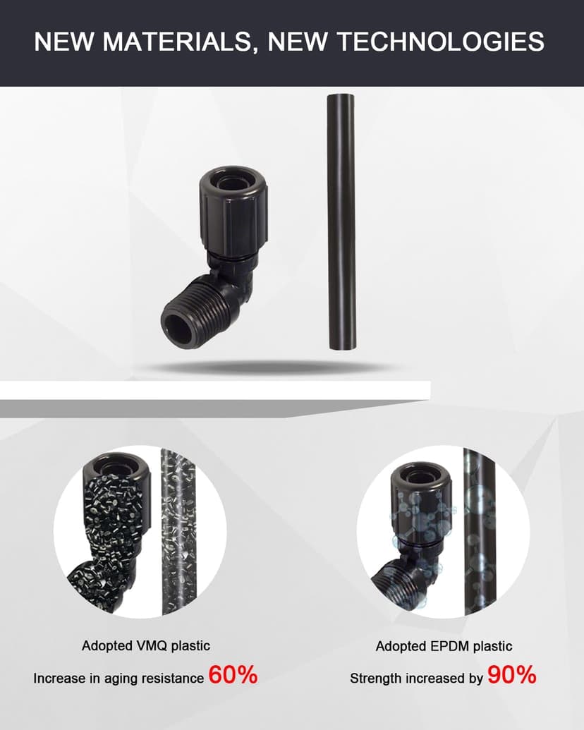 Pool Chlorinator Parts (Includes: 1/2" NPT 90-Degree Tube Connector, 5/8" OD Tube, Tube Support, Screen and O-Ring) Compatible with Auto Feeder/Chlorinator 320 and 322