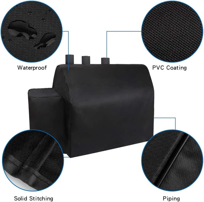 Stanbroil 8080 Dual Fuel Grill Cover Replacement for Char-Griller Duo/Double Play 5050/5650 Gas and Charcoal Grill without Side Fire Box