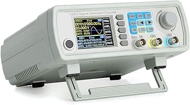 Koolertron Upgraded 15MHz DDS Signal Generator Counter,High Precision Dual-Channel Arbitrary Waveform Function Generator Frequency Meter 200MSa/s (15MHz)