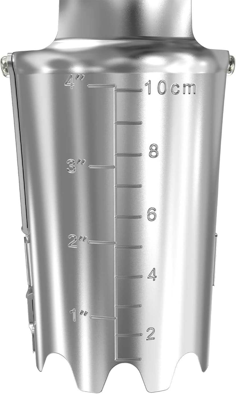 FLORA GUARD Bulb Planter with Depth Markers - Automatic Soil Releasing Seed Bulb Transplanter for Planting/Digging Tulips, Daffodils, Dahlias and More!