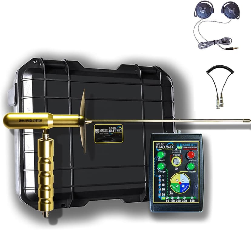 Adults Professional Underground Metal Gold Detector Intelligent Operation Silver Copper Finder High Precision Rapid Positioning Jewelry Ore Detector Gold Mine Hunter Treasure Scanner