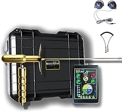 Adults Professional Underground Metal Gold Detector Intelligent Operation Silver Copper Finder High Precision Rapid Positioning Jewelry Ore Detector Gold Mine Hunter Treasure Scanner