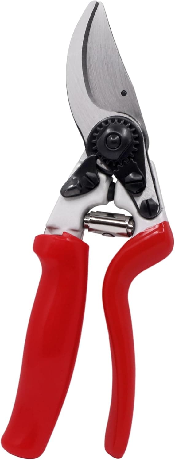Zenport QZ407 Rotating Professional Pruner, 1-Inch Cut, 8.25-Inch Long, Red
