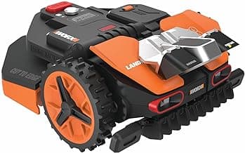 WORX Landroid Vision Robotic Lawn Mower, Wire Free Robot Mower with Active Obstacle Avoidance, WiFi & Bluetooth Connection, APP Control, 1 Acre, WR235