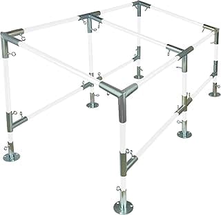 10' x 20' Slope, Lean-to Canopy Fittings Kits, DIY Metal Carport Frame Parts, 1" EMT