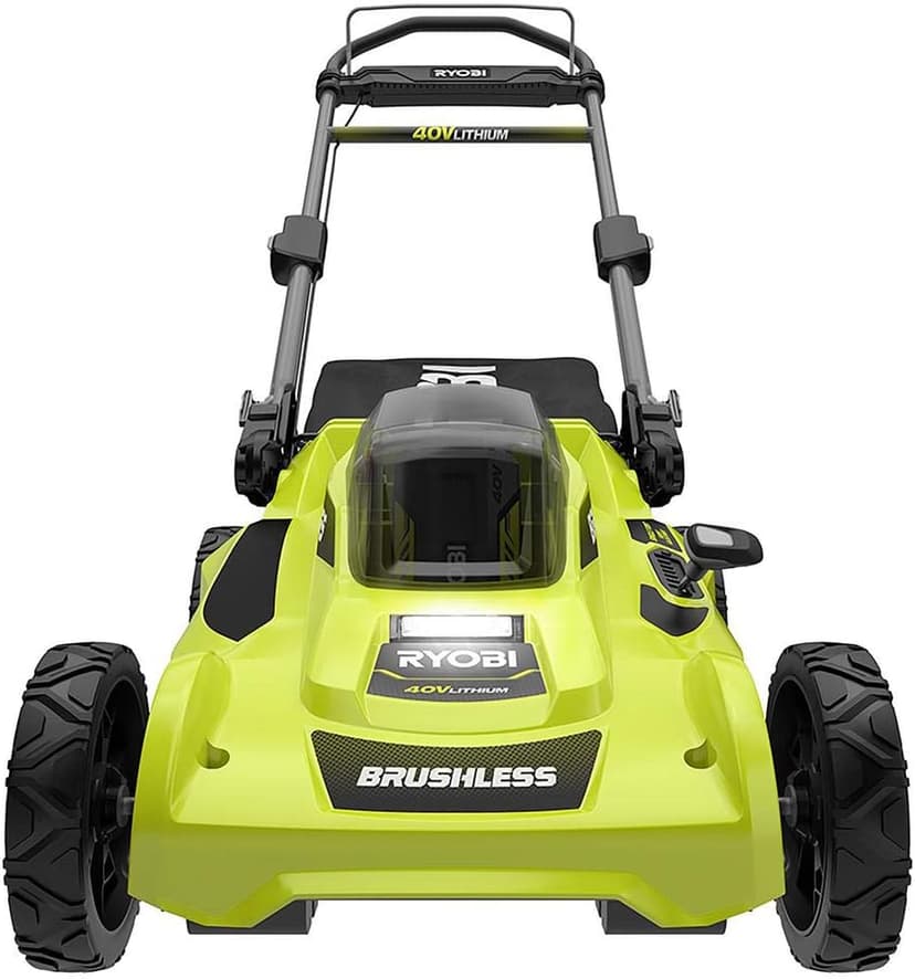 RYOBI Cordless Push Lawn Mower 20 in. 40-Volt with Whisper-Quiet Design