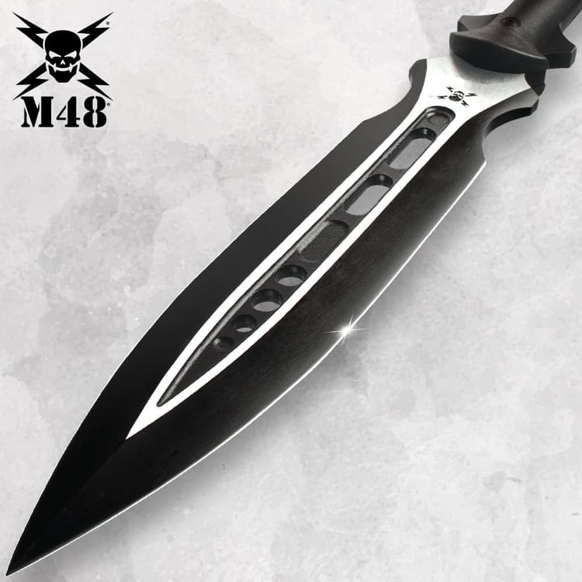 M48 Magnum Spear | 65 1/2" Overall Length | 10 3/4" Stainless Steel Blade | Breaks Down for Transport | Includes Vortec Sheath