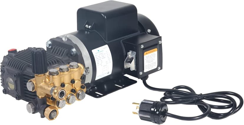 Canpump Electric Pressure Washer: 5 hp Full-Speed Motor 230 V, Canpump CF 2530 EH Triplex Pump