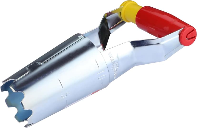 Wolf-Garten FHN Bulb Planter Fixed Hand Tool, Red, 38x2.5x1.7 cm