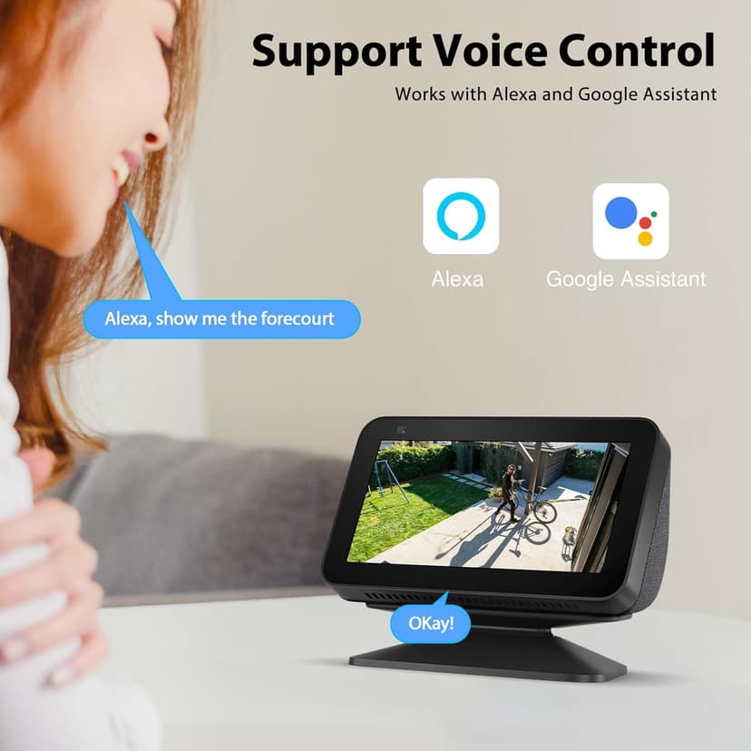 iMaihom Floodlight Camera Outdoor, 2K QHD Smart Home Security Cam with Motion-Activated, 5500LM Brightness 5 Heads Light, 360° Pan & Tilt, 2-Way Audio, Cloud/SD Storage, Color Night Vision