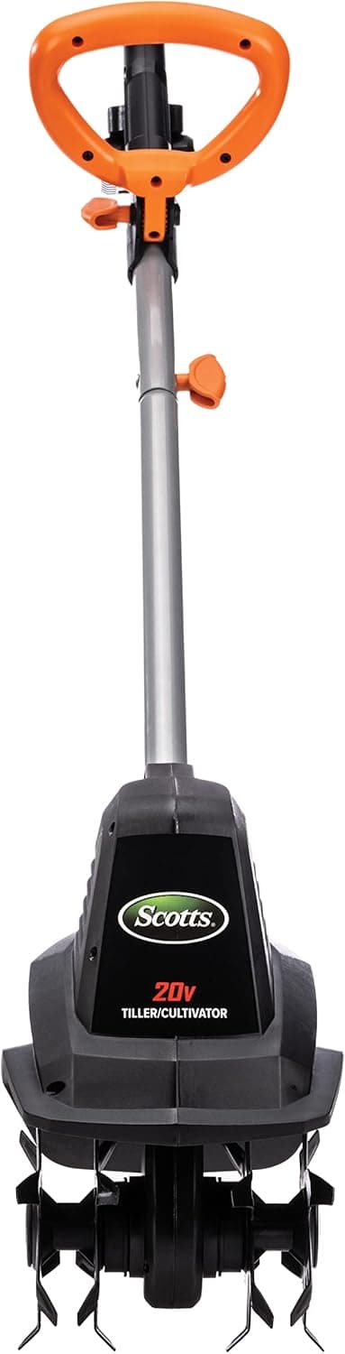 Scotts Outdoor Power Tools TC70020S 20-Volt 7.5-Inch Cordless Garden Tiller Cultivator, (2AH Battery & Fast Charger Included)