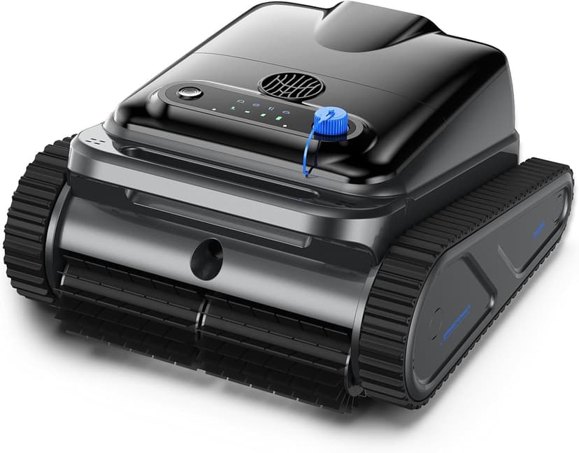 Y50S Robotic Pool Cleaner, Cordless Pool Robot Vacuum with Upgraded Motors, 240min Runtime, Wall Climbing & Waterline Cleaning, Intelligent Route Planning, for Inground Pools up to 2000 Sq.ft