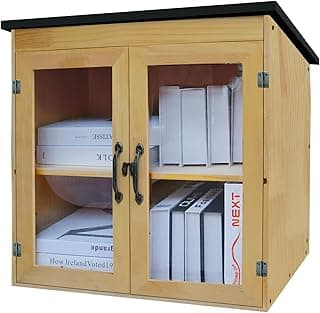DIY little library box outdoo – Weatherproof, Durable Outdoor| Durable Outdoor Book Exchange | Community Sharing & Reading Encouragement