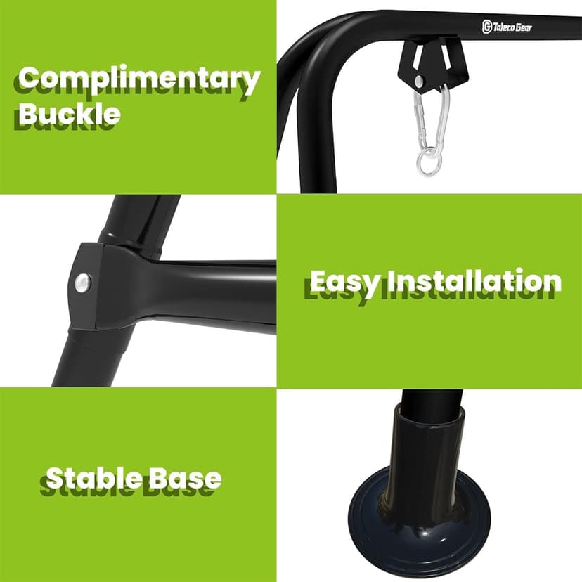 Swing Stand, Hammock Chair Stand Max Load 330lbs, Heavy Duty Hammock Stand,Outdoor or Indoor Hanging Chair Stand only,Hammock Chair not Include