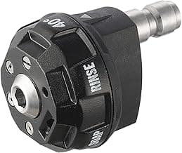 Meteor Blast Pressure Washer Nozzle, 6-in-1 Quick Change over and Adjustable, Power Washer Tips Replacement with 1/4 inch Quick Connector, MAX 4500PSI for Pressure Washer