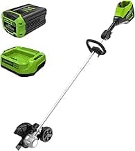 Greenworks 60V 8" Brushless Cordless Edger, 2.0 Ah Battery and Charger Included