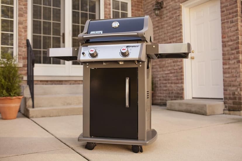 Weber Spirit E-210 Gas Grill | Liquid Propane, 2-Burner | Black
