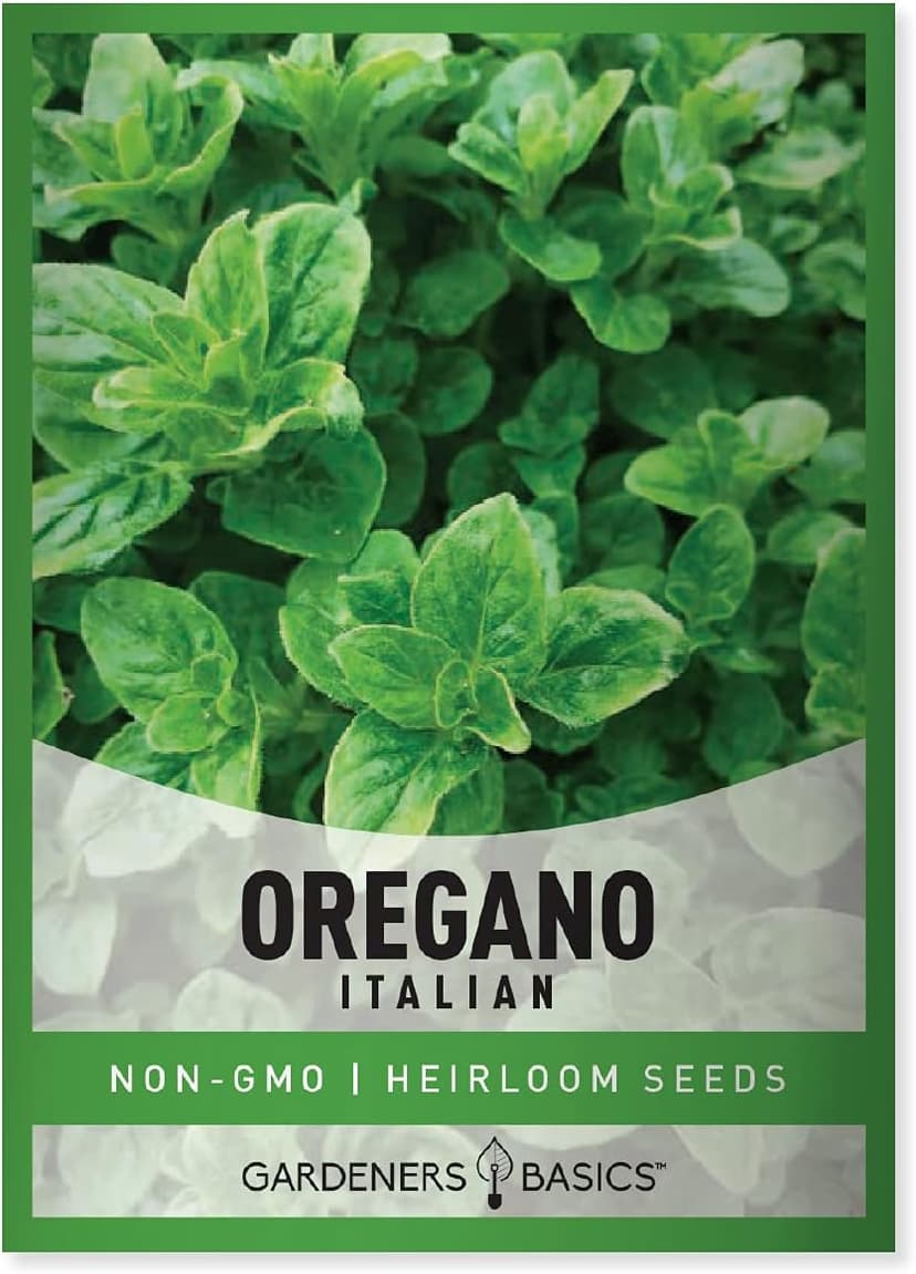 Gardeners Basics, Oregano Seeds for Planting Heirloom Non-GMO Herb Plant Seeds for Home Herb Garden Makes a Great Gift for Gardening