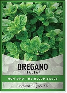 Gardeners Basics, Oregano Seeds for Planting Heirloom Non-GMO Herb Plant Seeds for Home Herb Garden Makes a Great Gift for Gardening