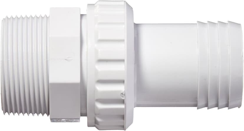 Hayward SP1493 1-1/2-Inch MIP White ABS Quick Disconnect Econo Union with 1-1/2-Inch Hose Barb