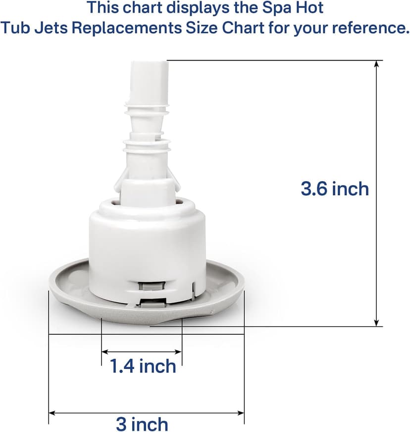212-7929 Spa Hot Tub Jets Replacements 3" Cluster Storm Jet Directional Diffuser 218-6930 Spa Hot Tub 3" Cluster Storm Jet Directional Diffuser 5 Pack
