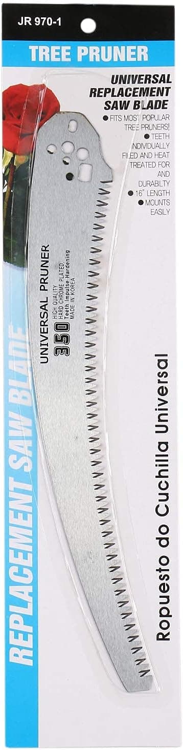 Universal Type Saw Blade, Compare The Holes on The Picture and See if Your Blade Can Match Up, Pole Pruner Blade Replacement, Razor-Sharp Curved Blade Saw, 15.5 inch Length