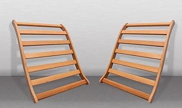 Dynamic Canadian Red Cedar Sauna Backrest 2-Pack 100% Natural Red Cedar Wood Construction, S-Shape, No Stains, All Natural Finish (Backrest)