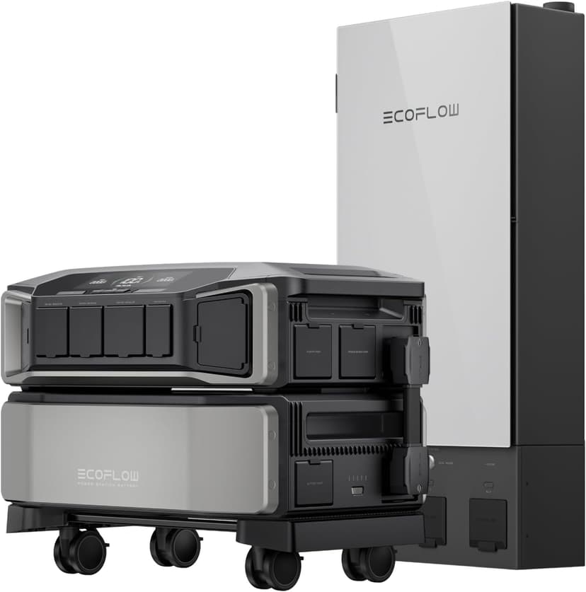 EF ECOFLOW DELTA Pro Ultra with Smart Home Panel, 6000Wh Power Station, 120/240V 7200W AC Output, Lifepo4 Home Battery Backup Expandable to 90kWh, 2H to Full Charge, Solar Generator for Home Use, RV