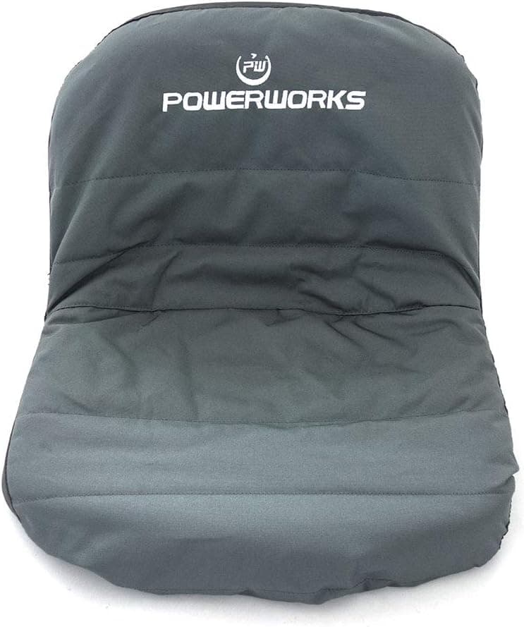 Weatherproof Deluxe Riding Lawn Mower Seat Cover, Medium, Black