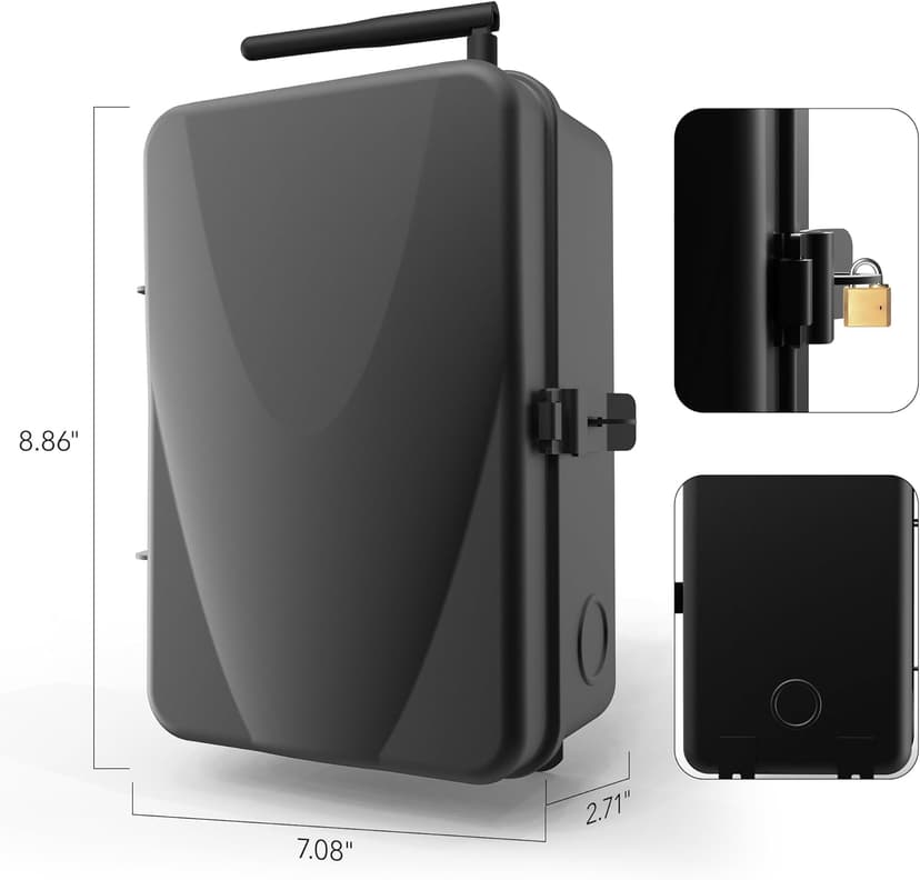 BN-LINK Pool Timer, Outdoor WiFi Timer Switch for Water Heater, Pool Pump, Metal Casing, Heavy Duty 40A 120-277 VAC 2HP