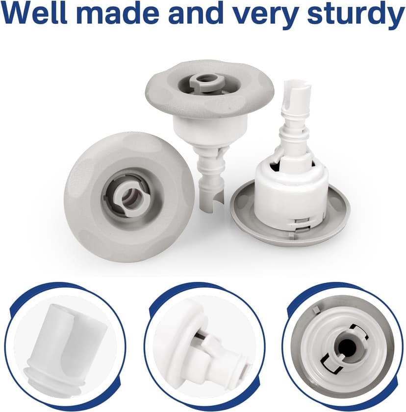 212-7929 Spa Hot Tub Jets Replacements 3" Cluster Storm Jet Directional Diffuser 218-6930 Spa Hot Tub 3" Cluster Storm Jet Directional Diffuser 5 Pack