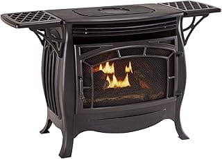 Duluth Forge Dual Fuel Vent Free Gas Stove - Model FDSR25, 26,000 BTU, Matte Finish, Remote Control