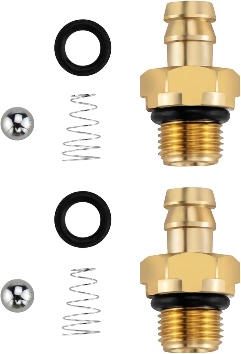 Jingzan 2 Set Pressure Washer Chemical Soap Injector Kit for Briggs and Stratton, Homelite, Ryobi and Husky Replaces 190593GS 190635GS and 203640GS (2 Set Injector Kit)