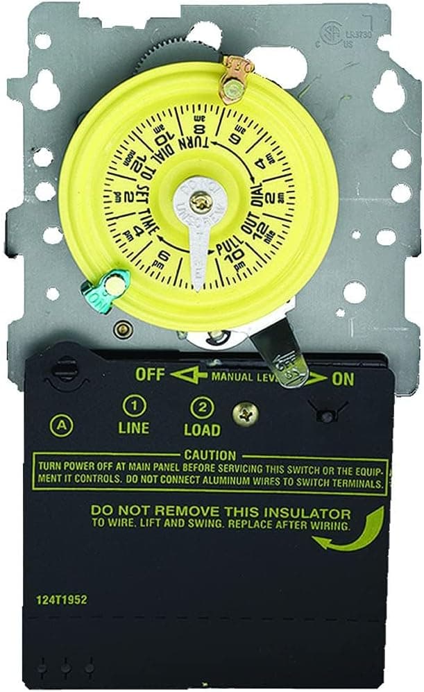 Intermatic T101M 24-Hour 120 V Mechanical Time Switch, SPST, Mechanism Only