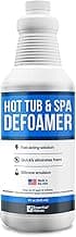 Essential Values Hot Tub, Pool & Spa Defoamer (32oz) – Quickly Removes Foam Without The Use of Harsh Hot Tub Chemicals, Eco-Friendly & Safe with Silicone Emulsion Formula. Get The Foam Down