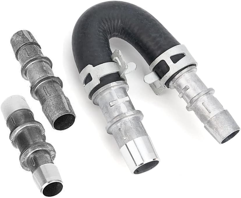 626-001 Upgrade Aluminum Engine Heater Core Bypass Kit with 5/8" 3/4"Hose Fit For Most Common Heater Hoses