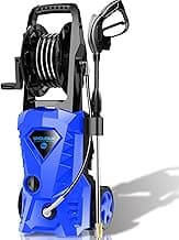 4500PSI Electric Pressure Washer 2.8GPM Power Washer 1600W High Pressure Cleaner Machine with 4 Nozzles Foam Cannon Powerwasher for Home use, 2-Year Limited (Blue)